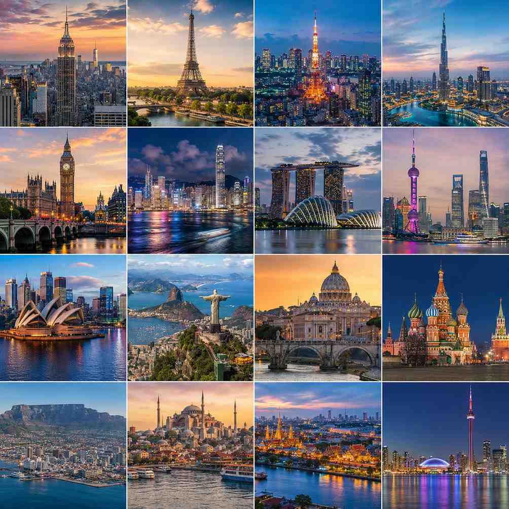 Villes du monde